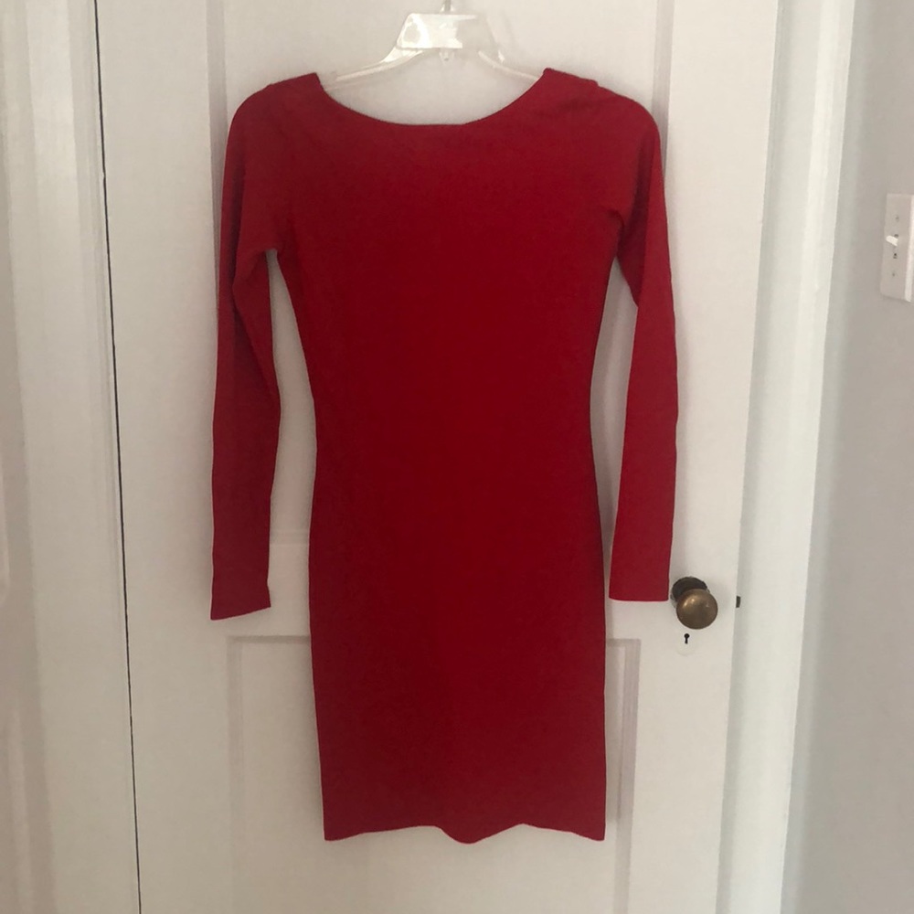 Red dress